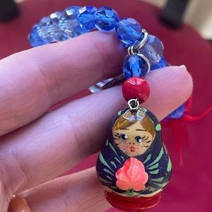 Beaded Russian Doll Bracelet